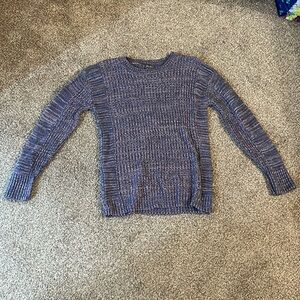 Purple knitted Eddie Bauer sweater. Size small. Worn once.